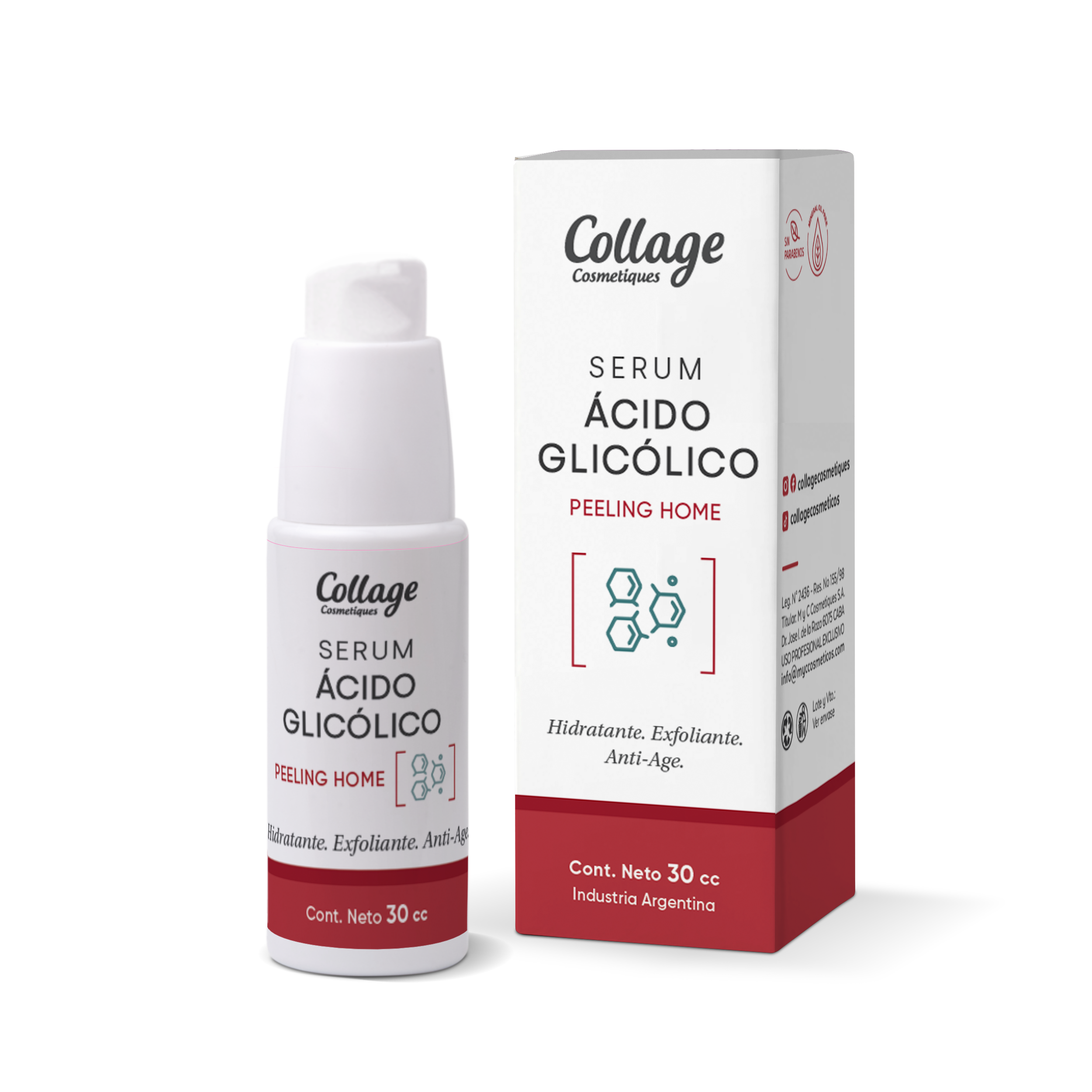 Sérum Ácido Glicólico 6% - Peeling home