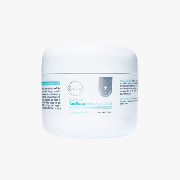Máscara arcillosa hidroenzimática