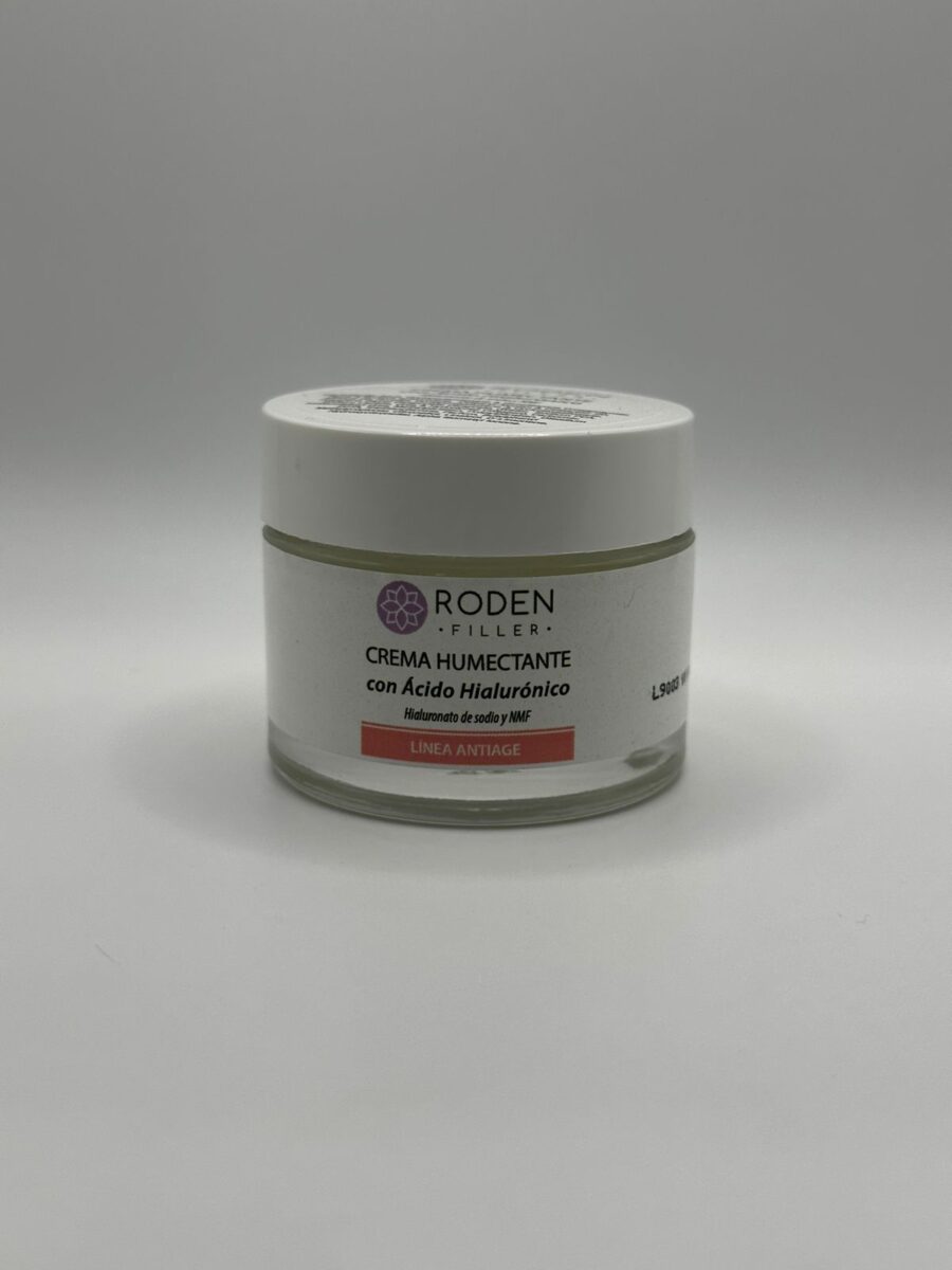 Crema humectante con ácido hialurónico
