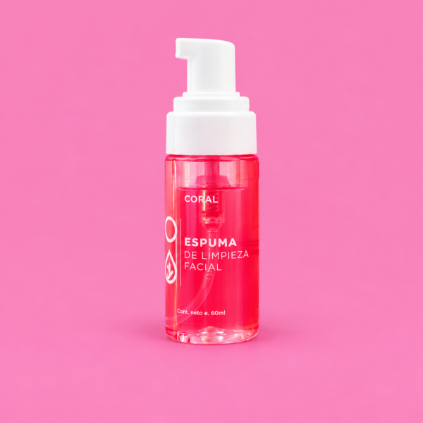 Espuma de Limpieza Facial Coral