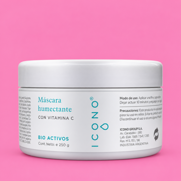 Máscara Humectante con Vitamina C
