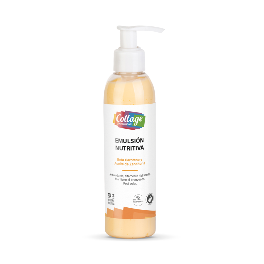 Emulsión Nutritiva con Aceite de Zanahoria