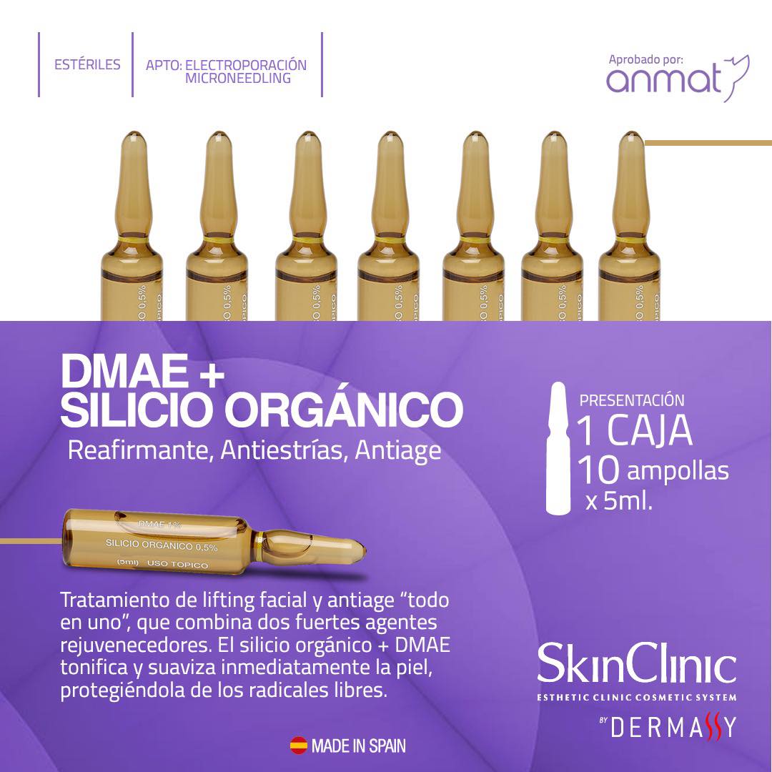 Ampollas Dmae 1%+ Silicio Orgánico 0.5%