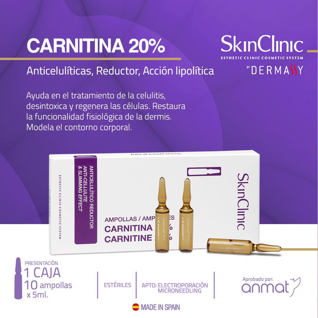 Ampollas Carnitina 20%