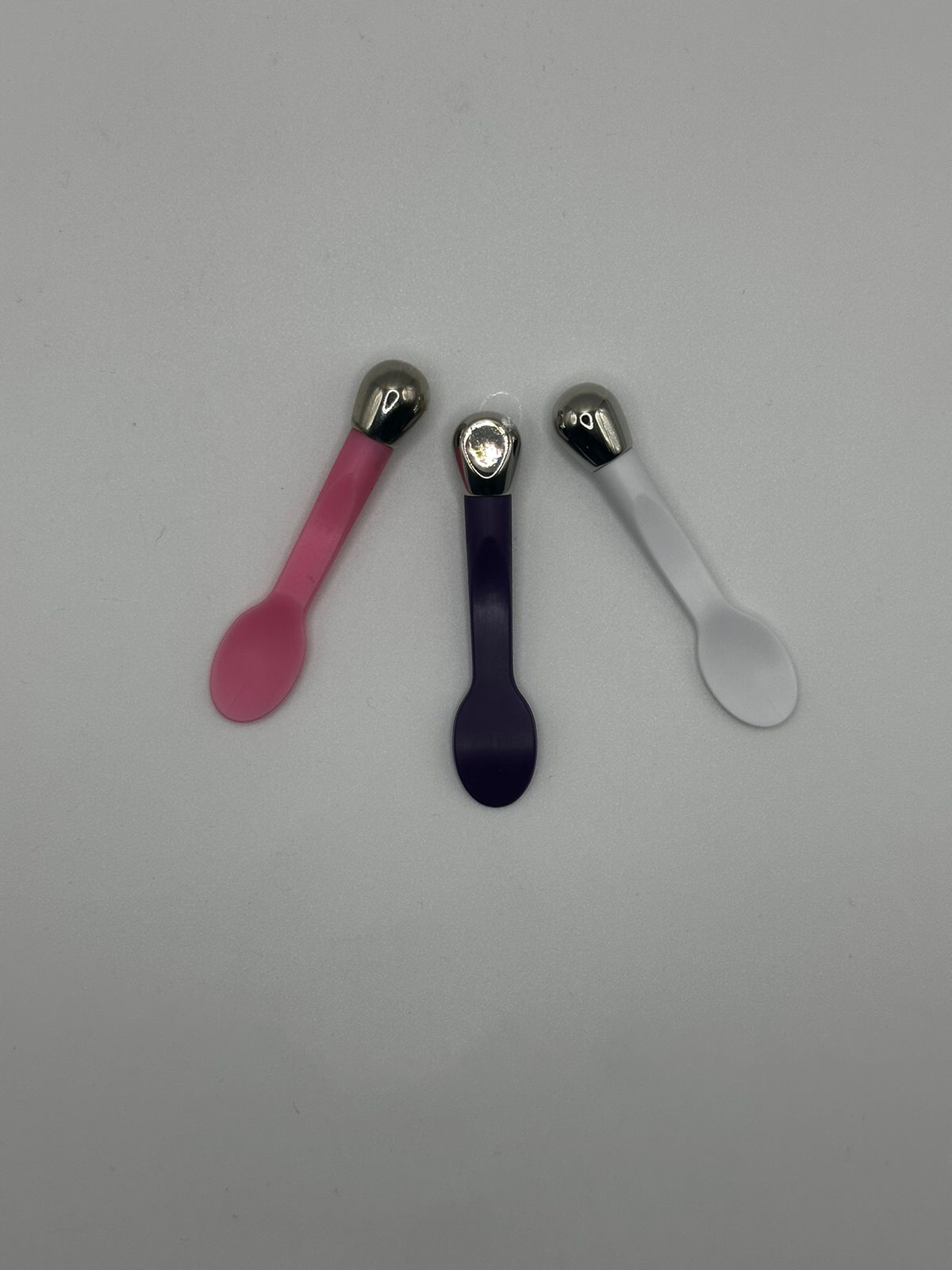 Masajeador Espatulita + Eye Roller Acero
