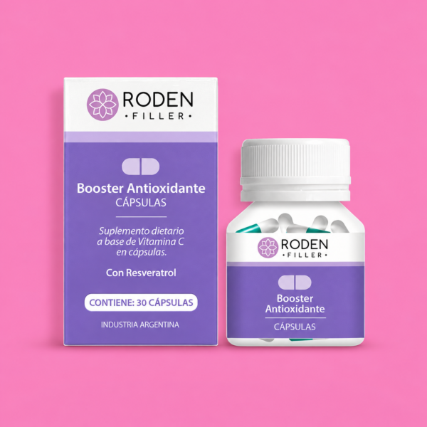Cápsulas de vitamina c y resveratrol