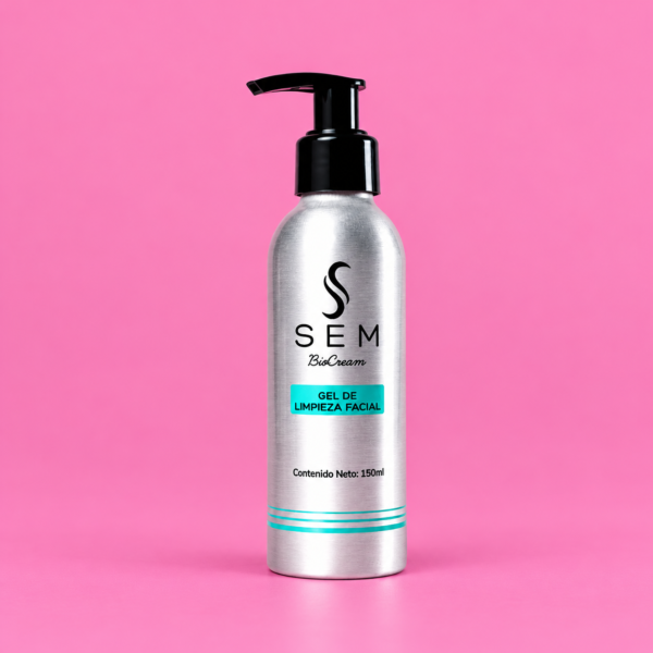 GEL DE LIMPIEZA FACIAL - Siliconas solubles en agua, Betaína de coco y Lanolina
