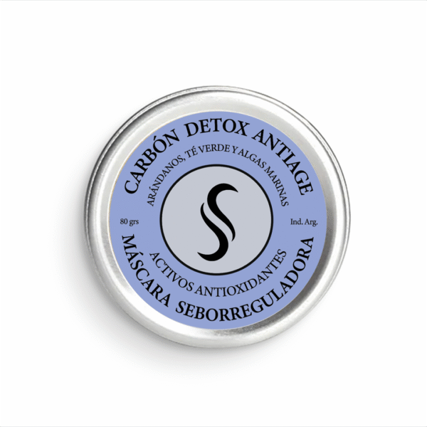 CARBON DETOX ANTIAGE - Arandanos, Té Verde y Algas Marinas