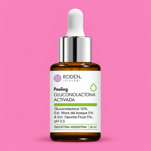 Peeling gluconolactona activada