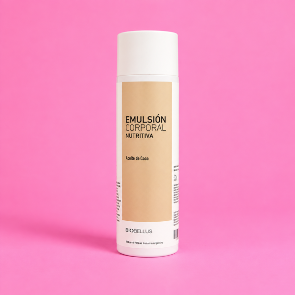 Emulsión corporal aceite de coco