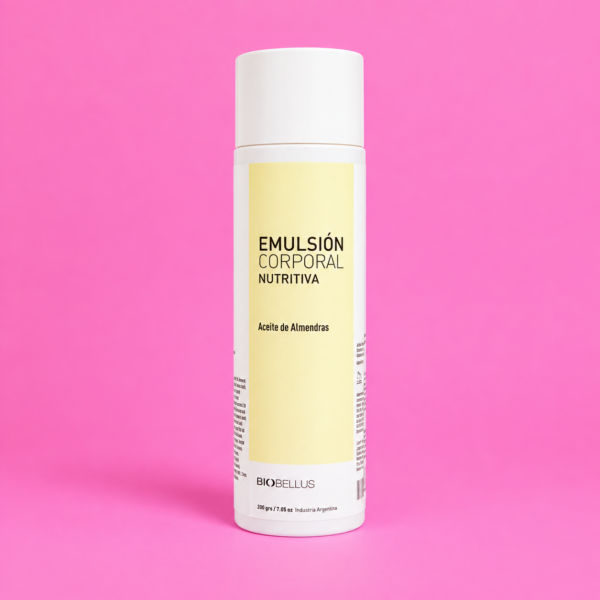 Emulsión corporal con aceite de almendras
