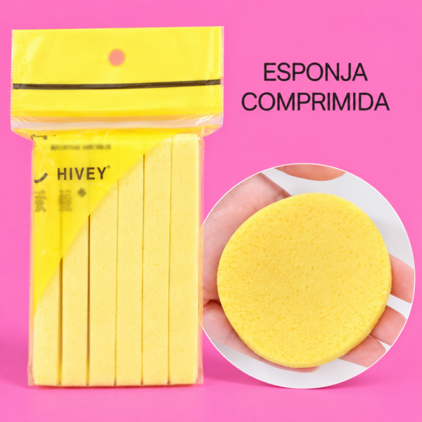 Esponjas comprimidas