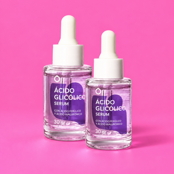Serum de Ácido Glicólico, con Ácido Ferúlico y Ácido Hialurónico