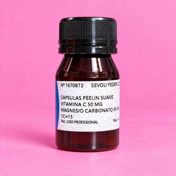 Cápsulas de Vitamina C 50MG (15 unidades)
