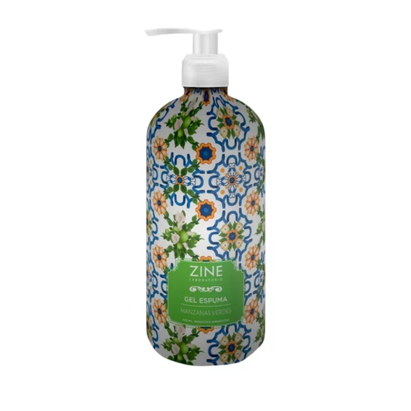 Gel espuma de manzanas verdes