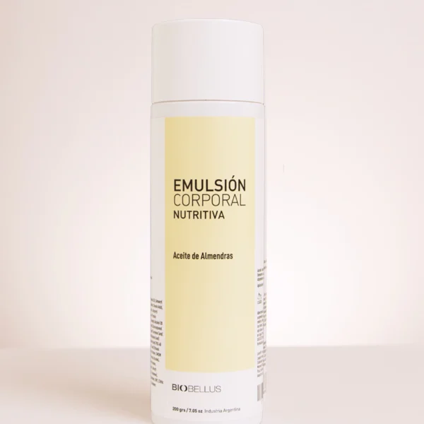 Emulsión corporal con aceite de almendras