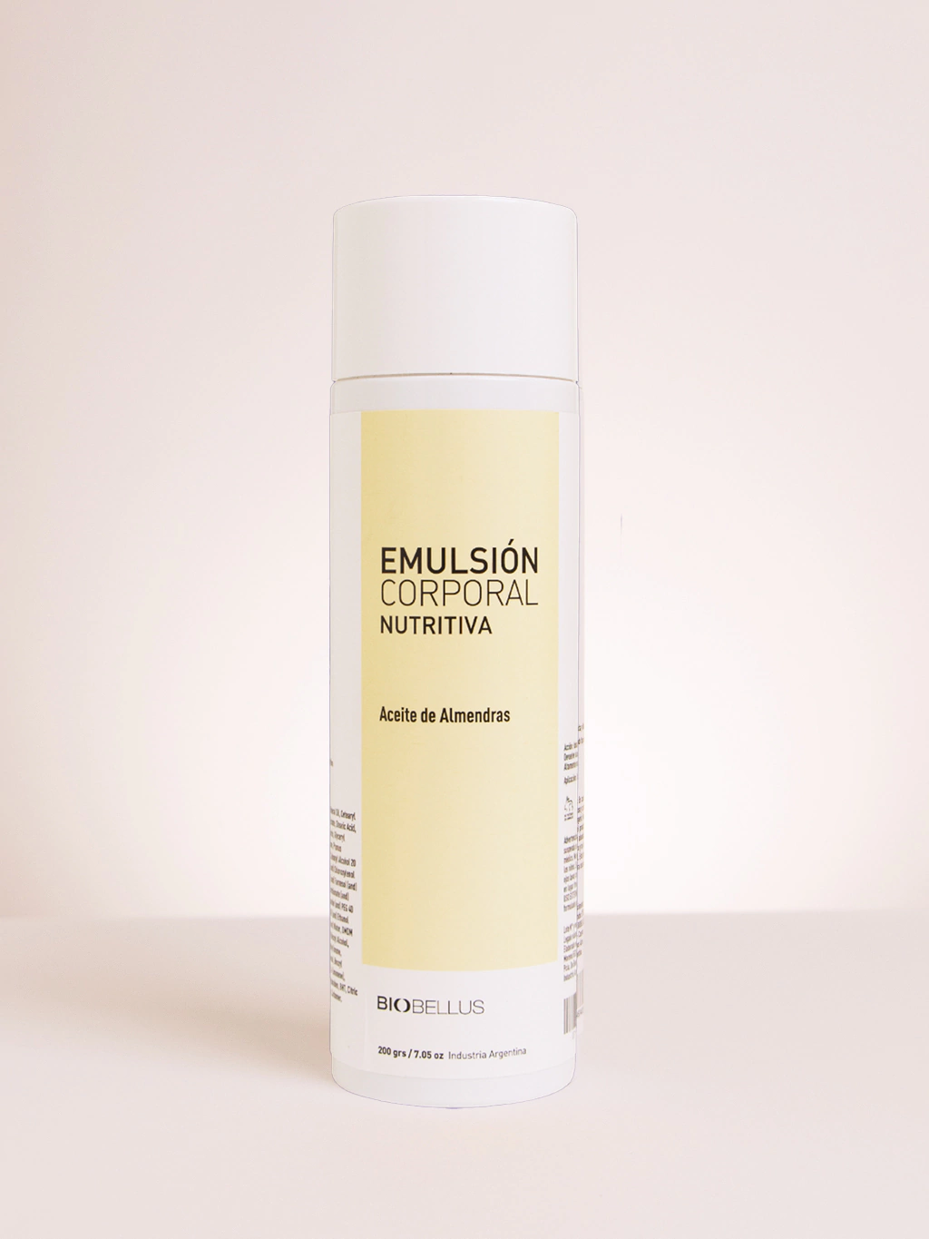 Emulsión corporal con aceite de almendras