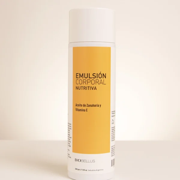 Emulsión corporal zanahoria