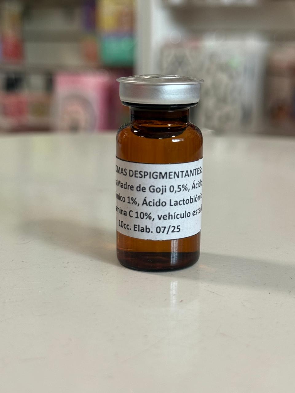 Ampolla estéril exosomas despigmentantes