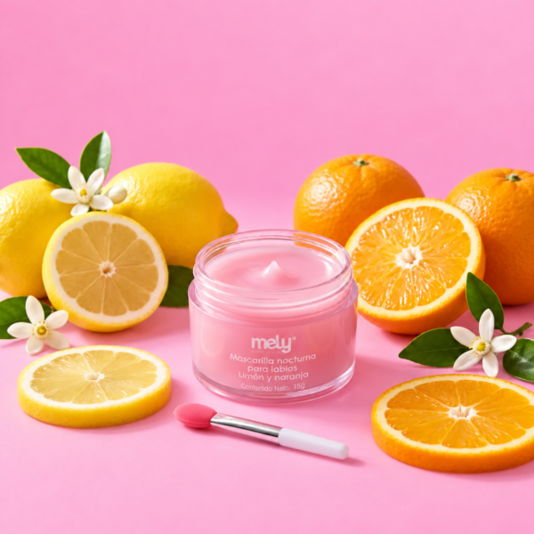 Mascarilla Nocturna para Labios con Limon y Naranja