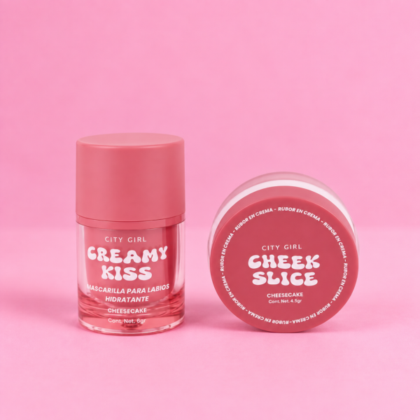 KIT DE CUIDADO PARA LABIOS: Mascarilla para labios + Rubor en crema