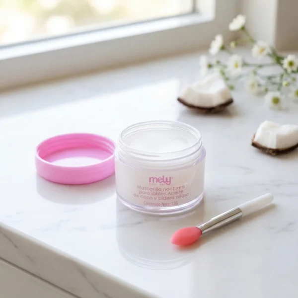 Mascarilla Nocturna para Labios con Aceite de Coco y Bidens Pilosa