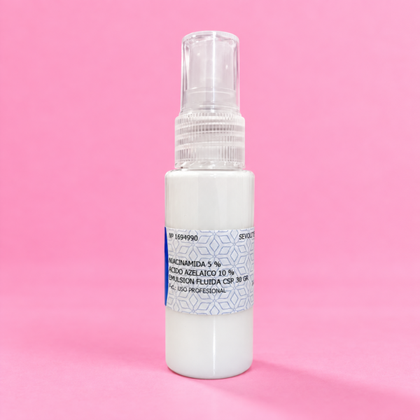 Niacinamida 5% Azelaico 10% Emulsion Fluida