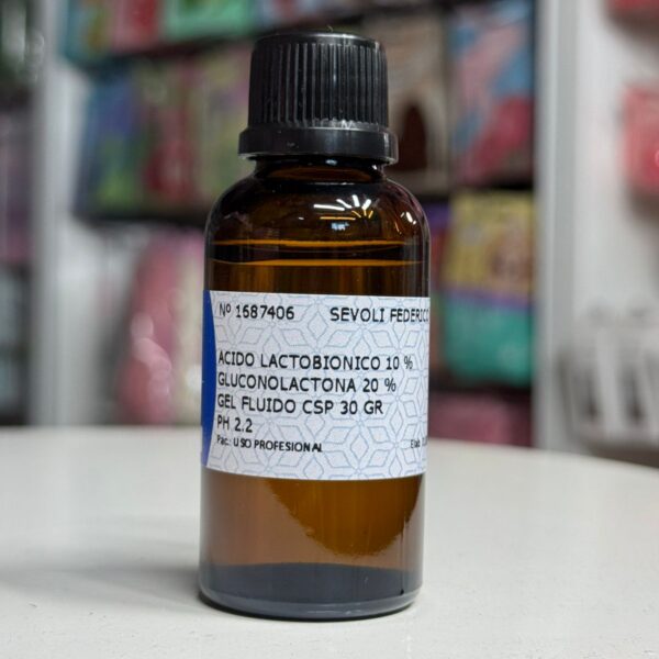Peeling Ácido Lactobionico 10% Gluconolactona 20% pH: 2.2