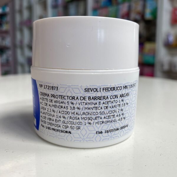 Crema protectora de barrera con Argan