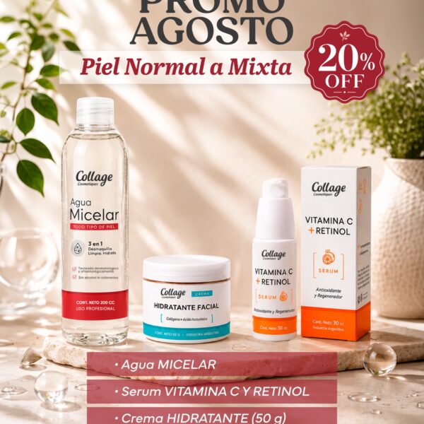 Promo Agosto Piel Normal a Mixta 20% OFF