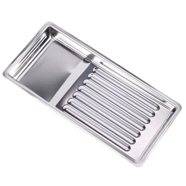 Bandeja de acero inoxidable Rectangular