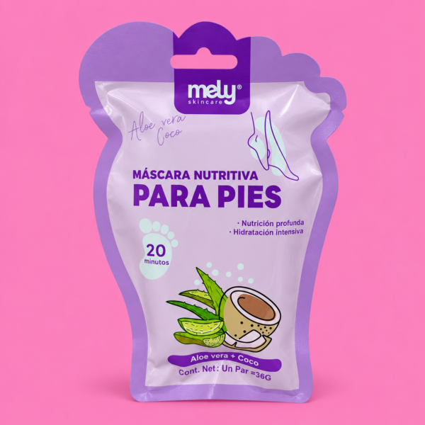 Mascarilla Nutritiva para Pies de Aloe Vera y Coco