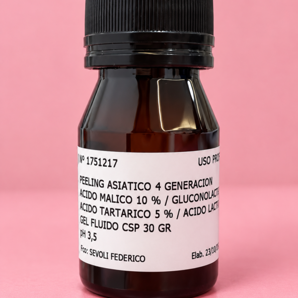 Peeling Asiatico 4ta generación