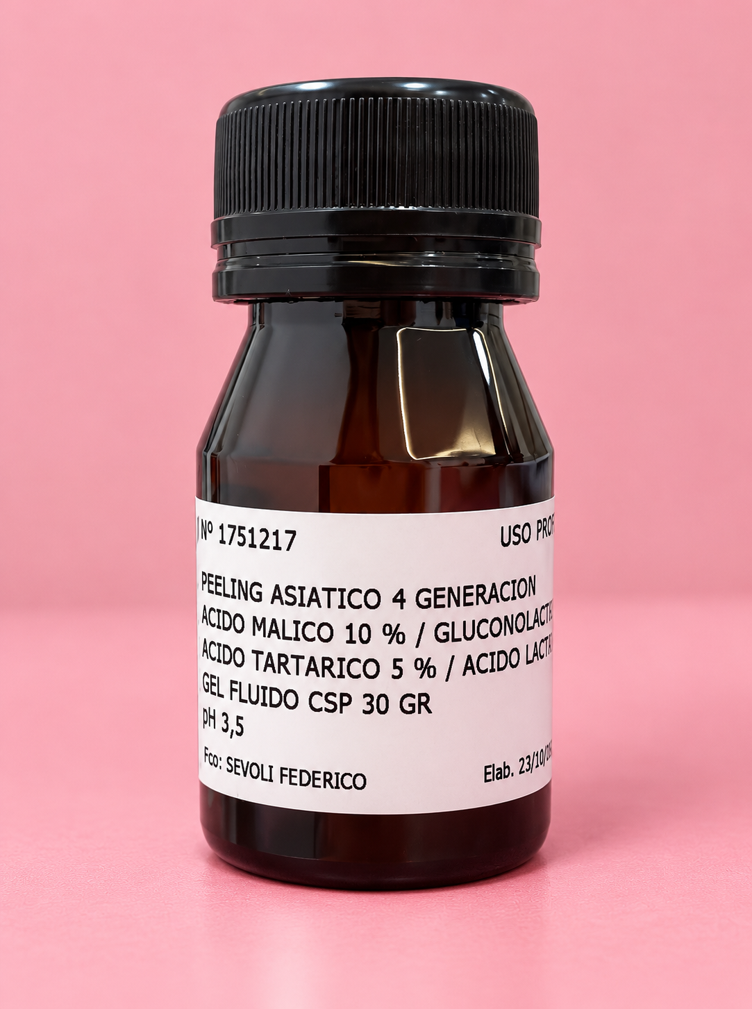 Peeling Asiatico 4ta generación