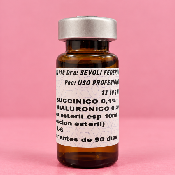 Ampolla estéril Acido Succinico + Hailurónico