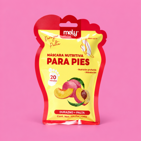 Mascarilla Nutritiva para Pies de Durazno y Palta